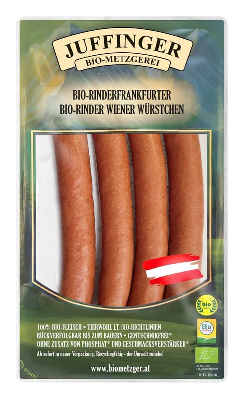Juffinger BIO Rinderfrankfurter