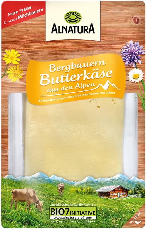 Alnatura BIO Butterkäse in Scheiben