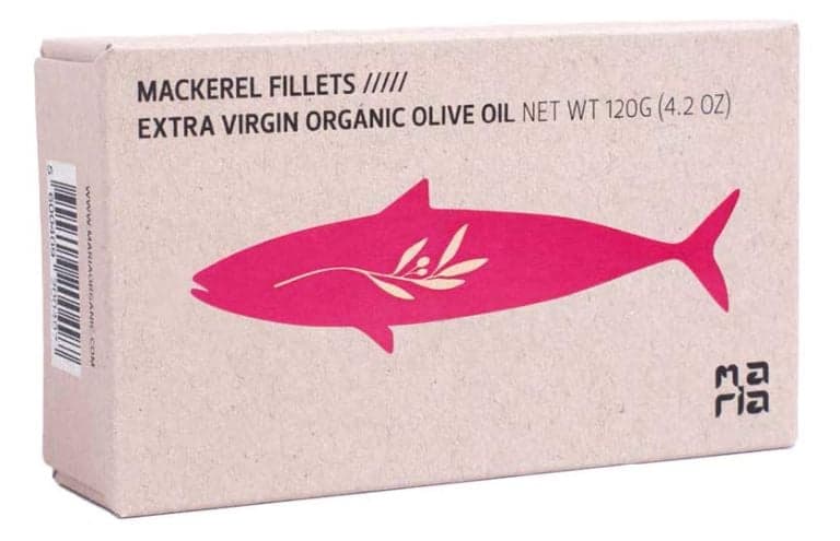 MARIA Organic Makrelenfilets in Bio-nativem Olivenöl extra