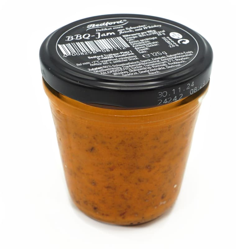 Bedford BBQ pork jam with whiskey