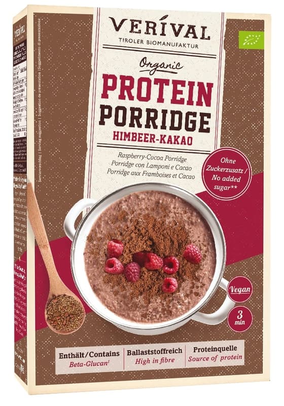 Verival BIO Protein Porridge Himbeer-Kakao