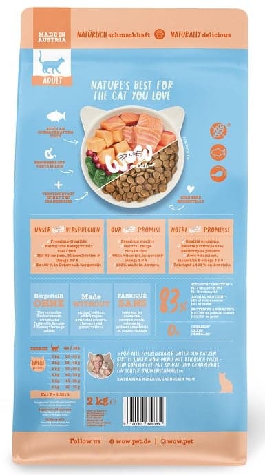 WOW CAT ADULT dry food salmon