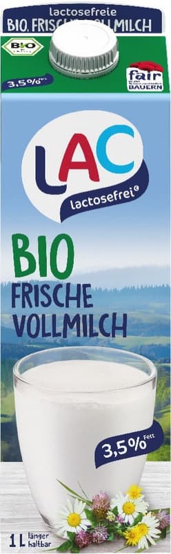 LAC lactose-free BIO fresh milk 3.5%