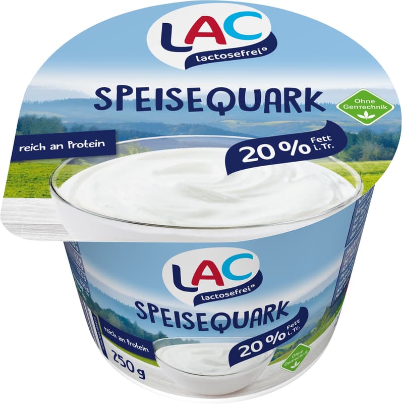 LAC lactose-free curd cheese 20%