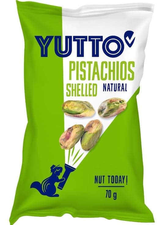 Yutto shelled pistachios natural