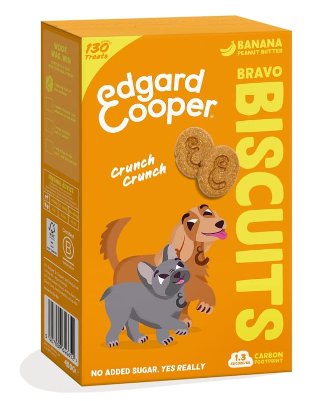 Edgard & Cooper Snack Biscuits - Banane und Erdnussbutter