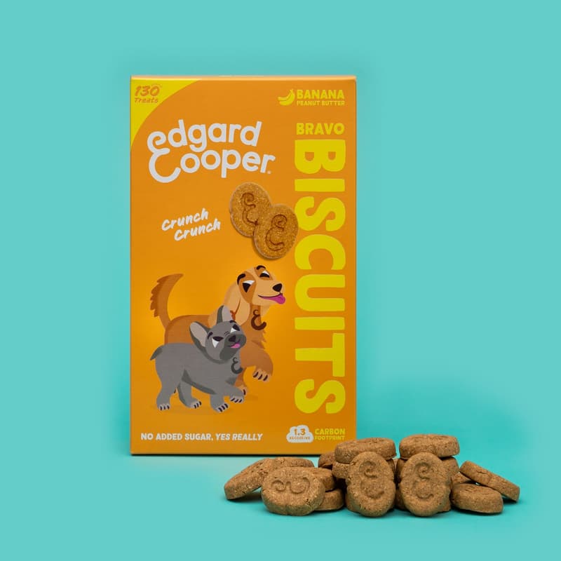 Edgard & Cooper Snack Biscuits - Banane und Erdnussbutter