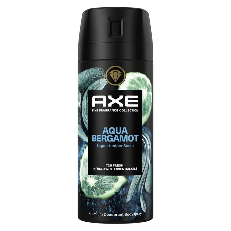 Axe Premium Bodyspray Aqua Bergamot without aluminium salts