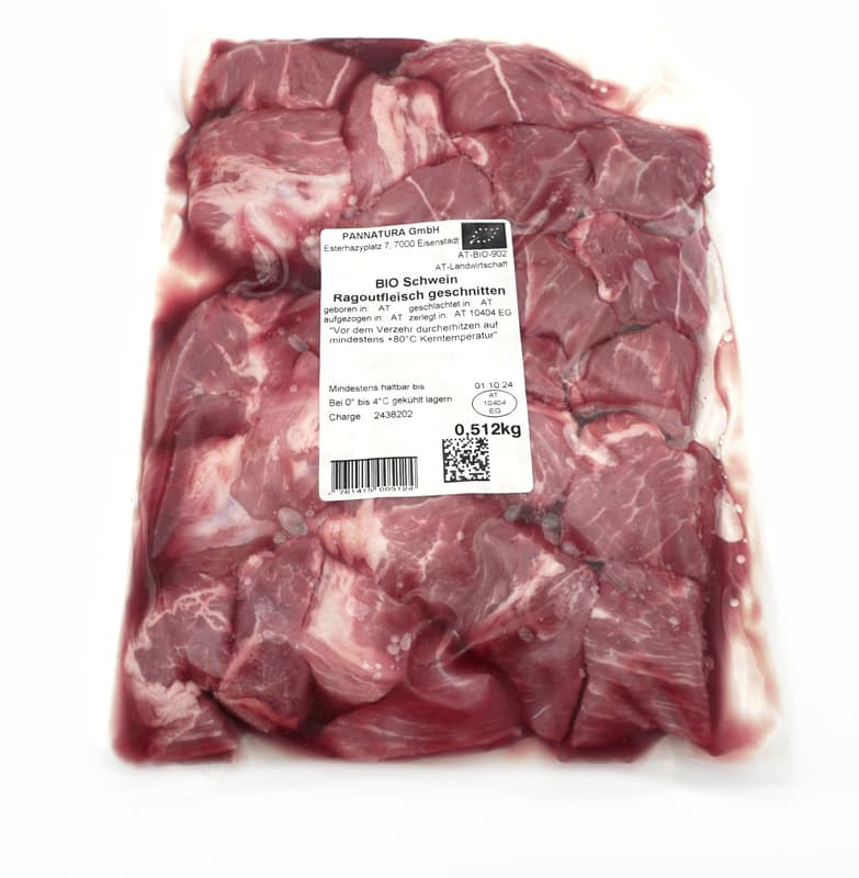 Esterhazy BIO Sonnenschwein ragout sliced
