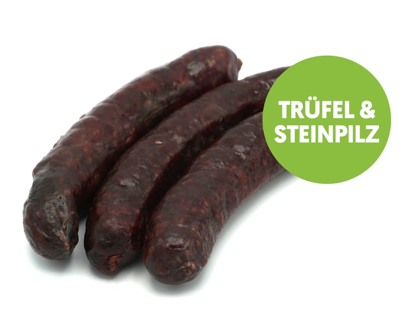 Prime Beef Wagyu Trüffel & Steinpilz Hauswürstel