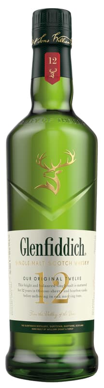 Glenfiddich 12 Years Old Single Malt Whisky