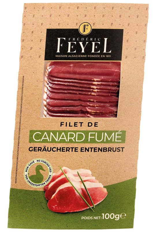 Feyel Entenfilet Geräuchert von ungestopften Tieren
