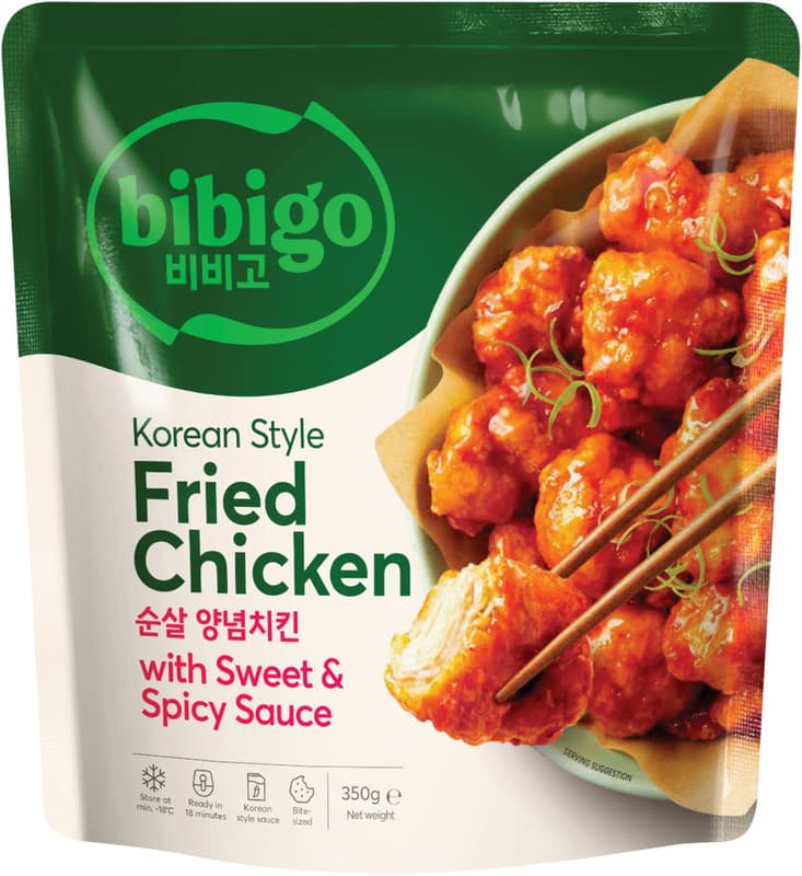Bibigo Korean Style Fried Chicken mit Sweet & Spicy Sauce (tiefgekühlt)