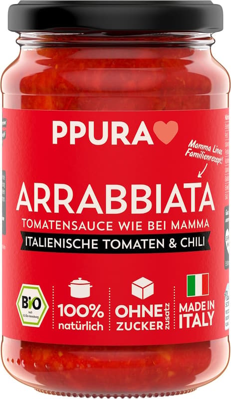 PPURA BIO Arrabbiata Sauce