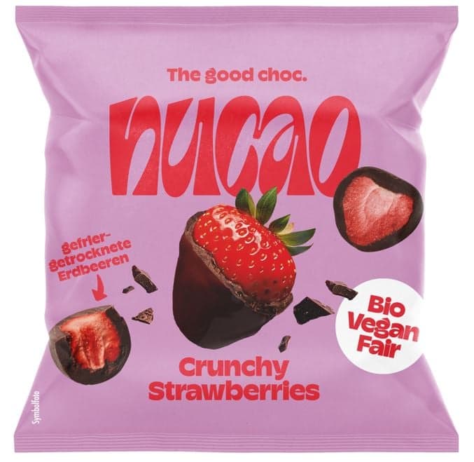 Nucao BIO Schokofrüchte Crunchy Strawberries