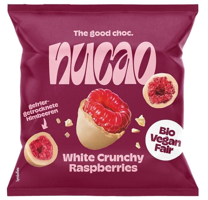 Nucao BIO Schokofrüchte White Crunchy Raspberries