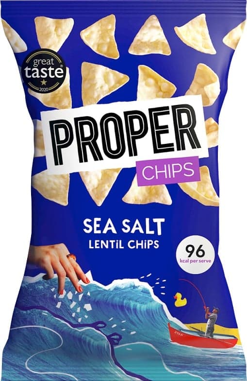 Proper Sea Salt Lentil Chips