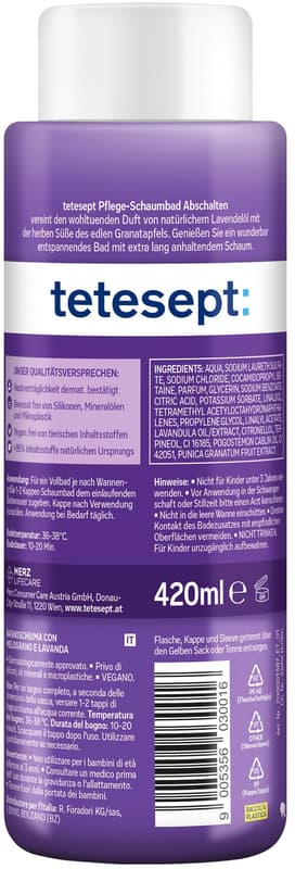 tetesept Abschalten Schaumbad