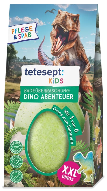 tetesept Kids Bath Surprise Dino Adventure