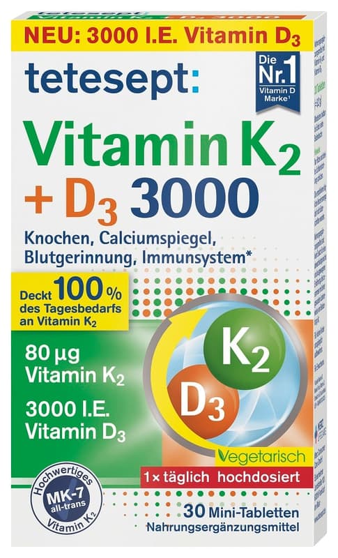 tetesept Vitamin K2+D3 2700
