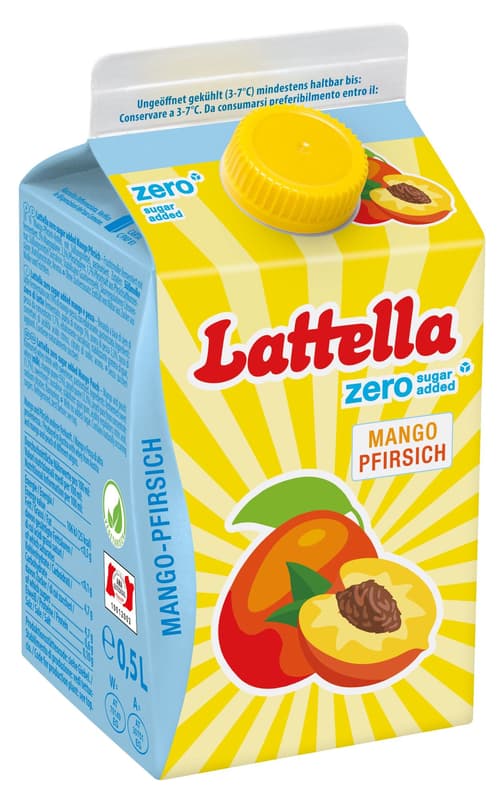 Lattella Mango Pfirsich Zero