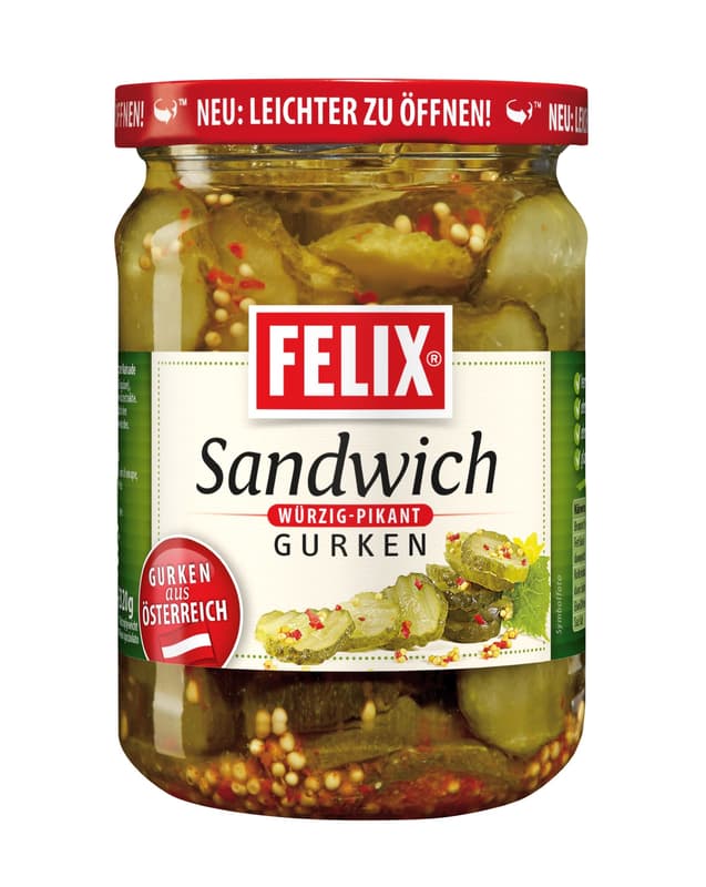 Sandwichgurken würzig-pikant