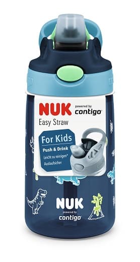 NUK Easy Straw Cup, 420ml, 4+ Jahren, blau