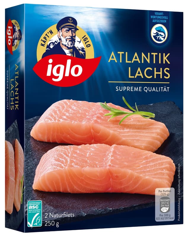 Iglo ASC Atlantik Lachs (tiefgekühlt)