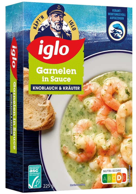 Iglo ASC Prawns in Garlic & Herb Sauce