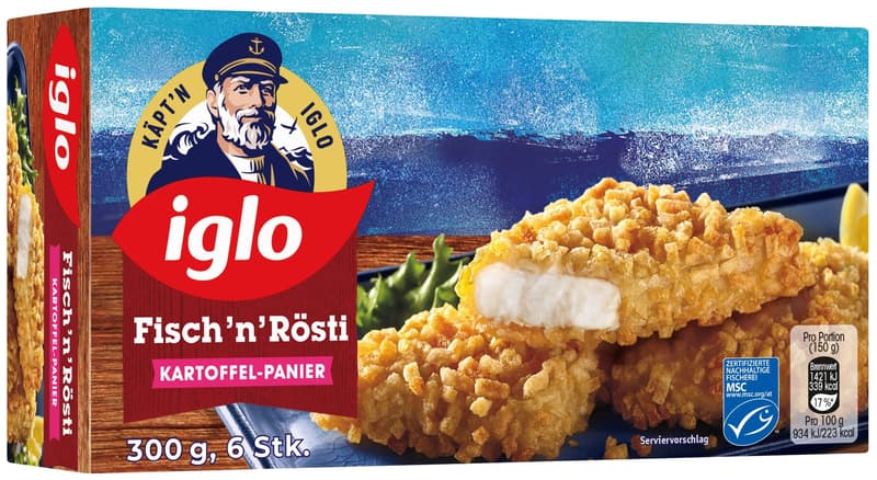 Iglo MSC Fish'n'Rösti