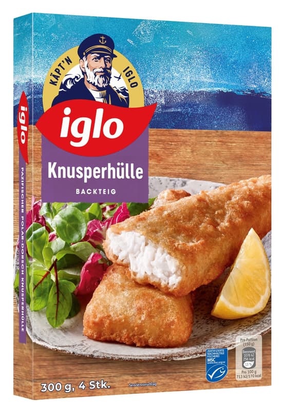 Iglo MSC Pazifischer Polar-Dorsch Knusperhülle (tiefgekühlt)