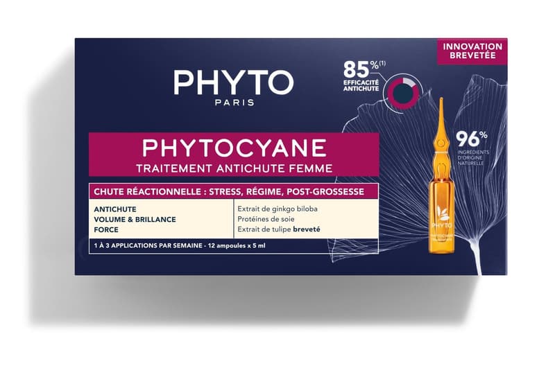 Phyto PHYTOCYANE Traitment Reactional Hair Loss 12x5ml