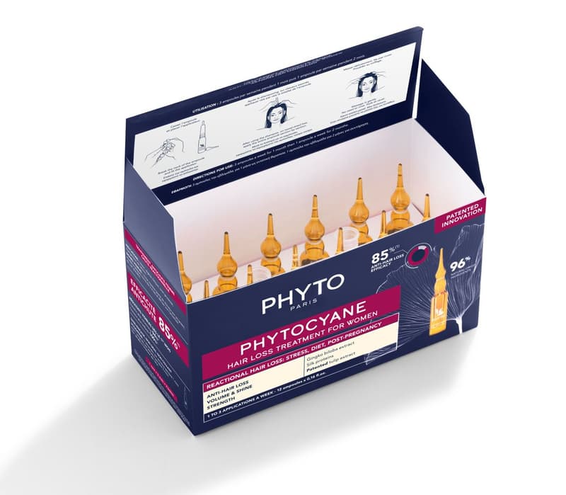 Phyto PHYTOCYANE Traitment Reactional Hair Loss 12x5ml