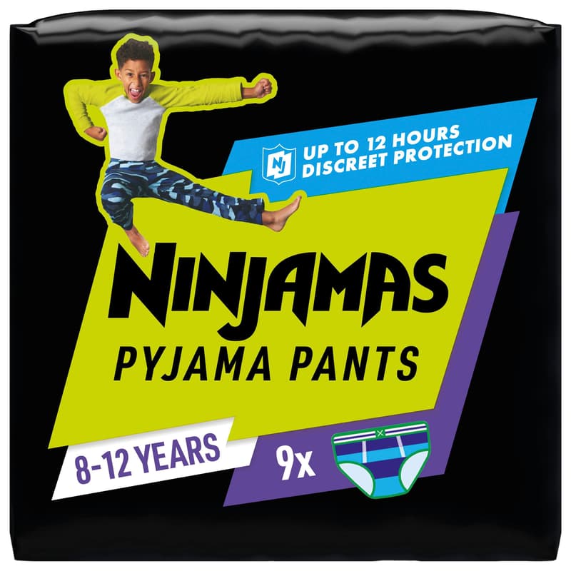 Ninjamas Pyjama Pants Spaceship 8-12 Years