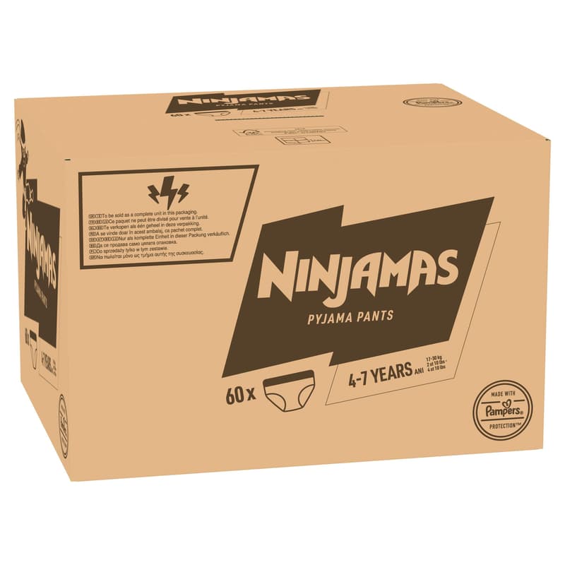 Ninjamas Pyjama Pants Ninjamas Raumschiff 4-7 Jahre