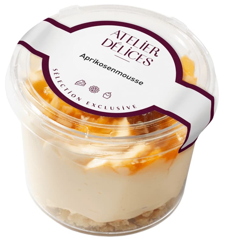 Atelier Délices apricot mousse