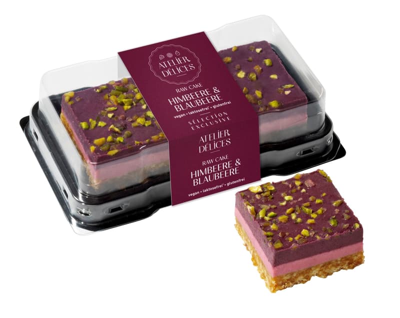 Atelier Délices Raw Cake Himbeere & Heidelbeere