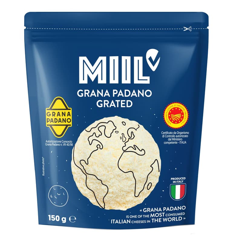 Miil Grana Padano DOP gerieben