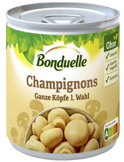 Bonduelle mushrooms whole heads 1st choice