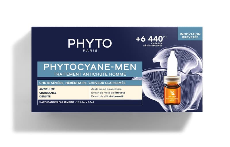 Phyto PHYTOCYANE Men Traitment Progressive Hair Loss 12x3,5ml