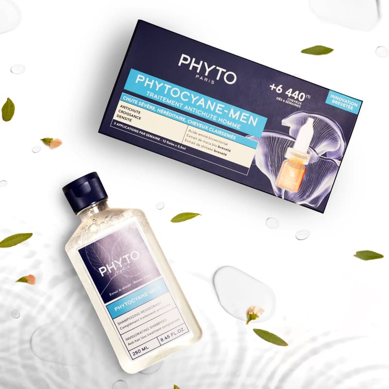 Phyto PHYTOCYANE Men Traitment Progressive Hair Loss 12x3,5ml