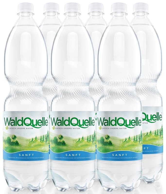 Waldquelle Mineral Water Gentle 6x1.5l (Disposable Deposit)