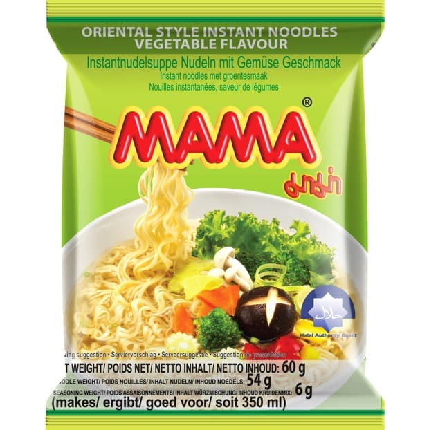 Mama instant noodles vegetables