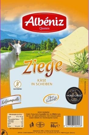 Albeniz Quesos Ziegenkäse in Scheiben