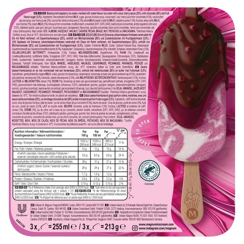 Magnum Utopia Double Cherry (tiefgekühlt)