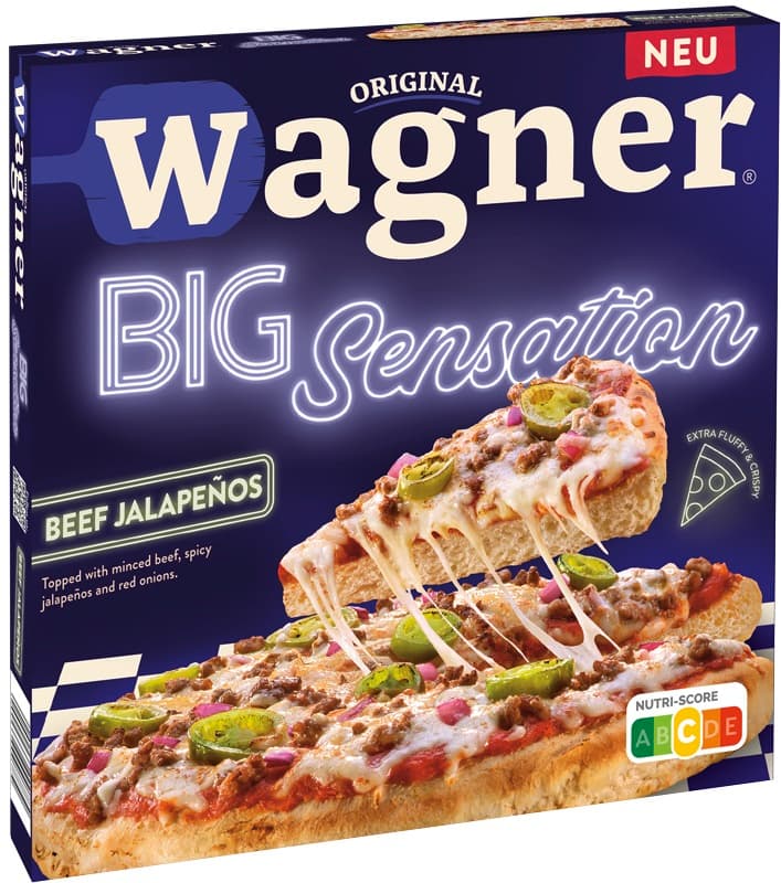 Wagner Big Sensation Beef Jalapeños (tiefgekühlt)