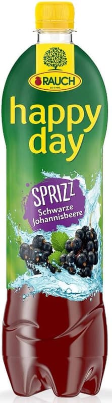 Happy Day Schwarze Johannisbeere gespritzt (EinwegPFAND)