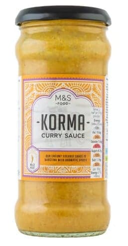 Marks & Spencer Korma Curry Sauce