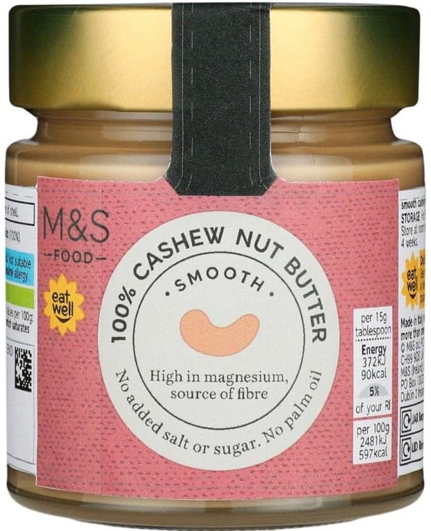Marks & Spencer Feine Cashew Butter