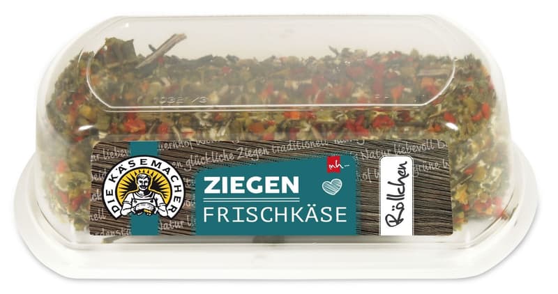 Die Käsemacher Ziegenkäserolle Wildkräuter